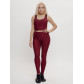 Костюм для фитнеса женский бордового цвета 2004Bo
