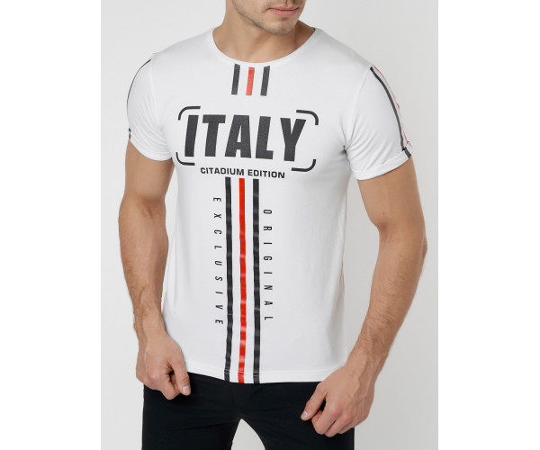 Подростковая футболка белого цвета 220090Bl