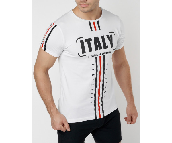 Подростковая футболка белого цвета 220090Bl