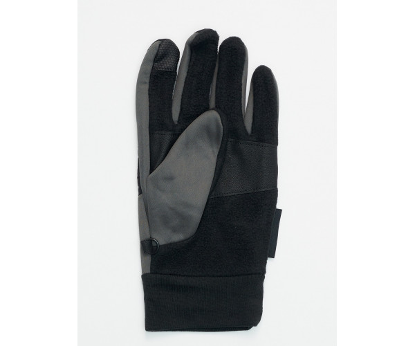 Перчатки спортивные мужские демисезонные темно-серого цвета 611TC