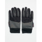 Перчатки спортивные мужские демисезонные темно-серого цвета 611TC