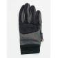 Перчатки спортивные мужские демисезонные темно-серого цвета 611TC