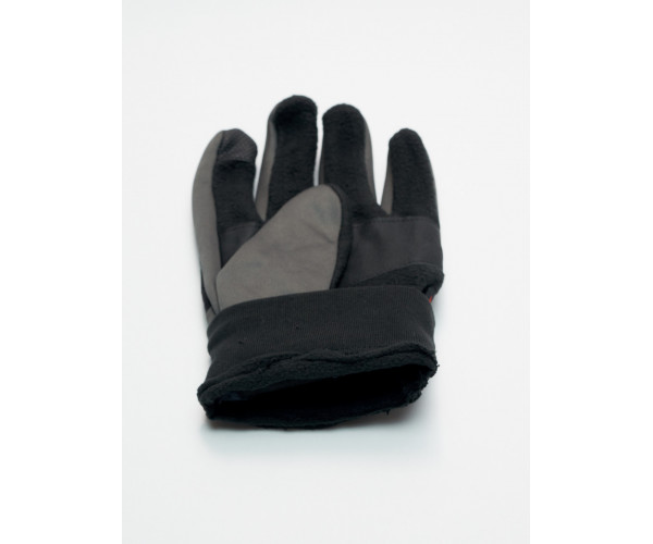 Перчатки спортивные мужские демисезонные темно-серого цвета 611TC