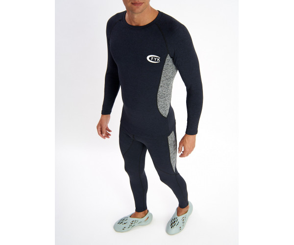 Термобелье мужское темно-синего цвета 2202TS