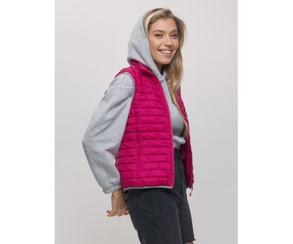 Жилетка стеганная Valianly розового цвета 33311R