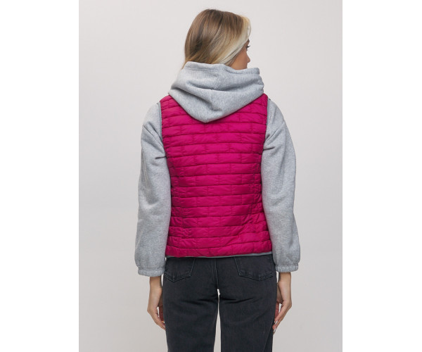 Жилетка стеганная Valianly розового цвета 33311R