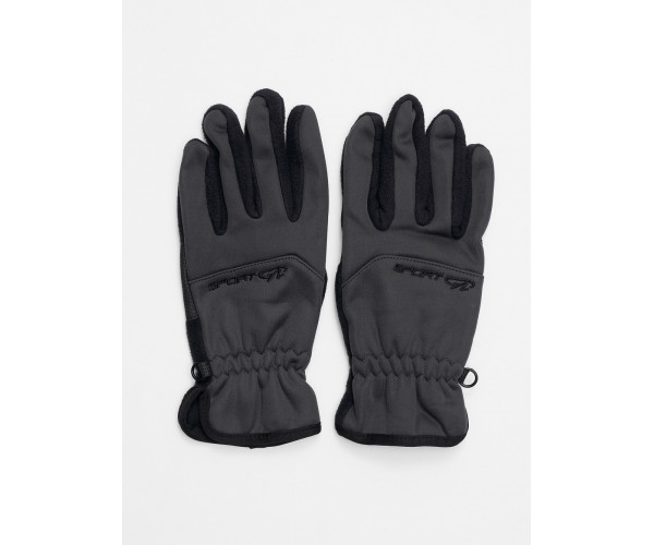 Перчатка спортивная мужская темно-серого цвета 619TC