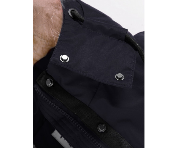 Парка зимняя Valianly для девочки черного цвета 9046Ch