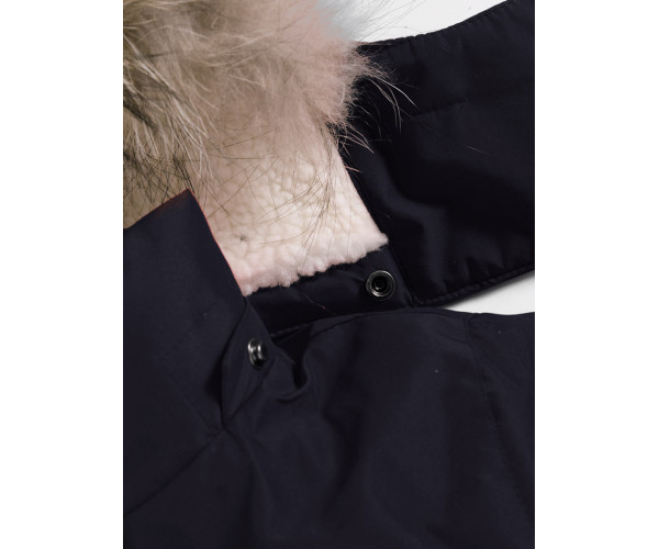 Парка зимняя Valianly для девочки черного цвета 9046Ch