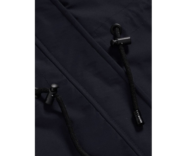 Парка зимняя Valianly для девочки черного цвета 9046Ch