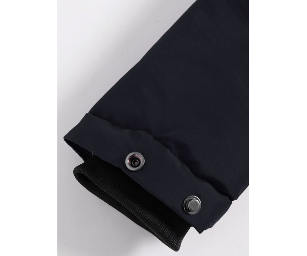 Парка зимняя Valianly для девочки черного цвета 9046Ch