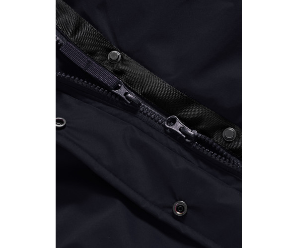 Парка зимняя Valianly для девочки черного цвета 9046Ch