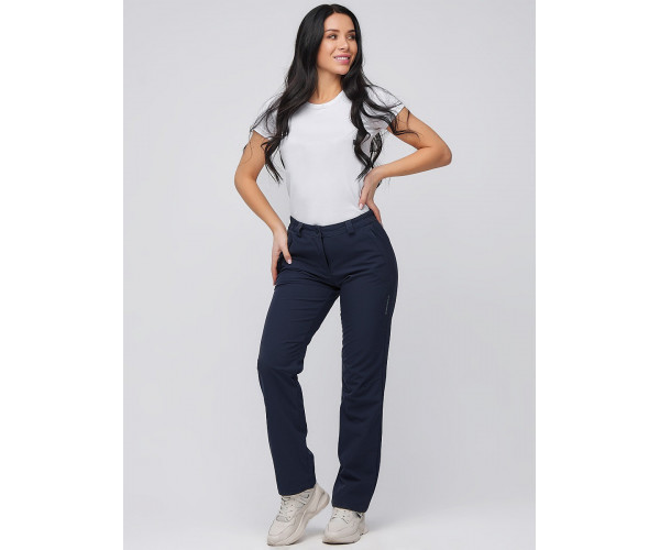 Женские осенние весенние виндстопер темно-синего цвета 1851TS