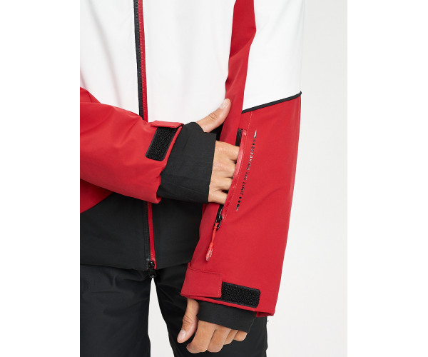 Горнолыжный костюм мужской красного цвета 077016Kr