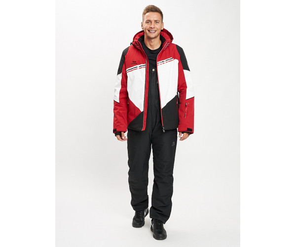 Горнолыжный костюм мужской красного цвета 077016Kr