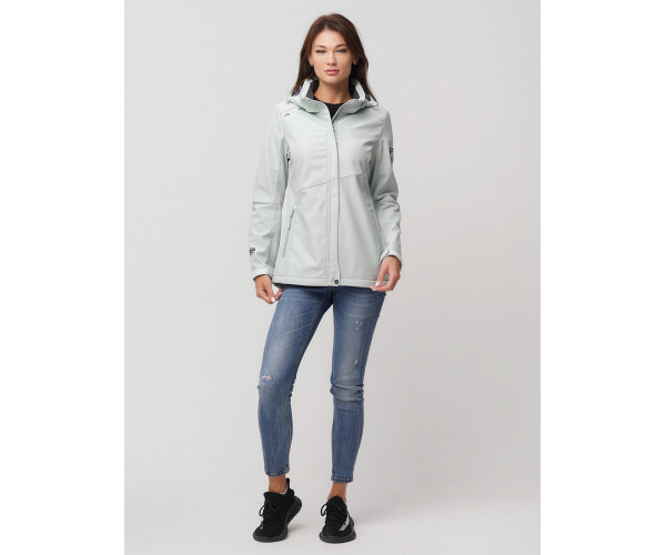 Ветровка  женская бирюзового цвета 2035Br