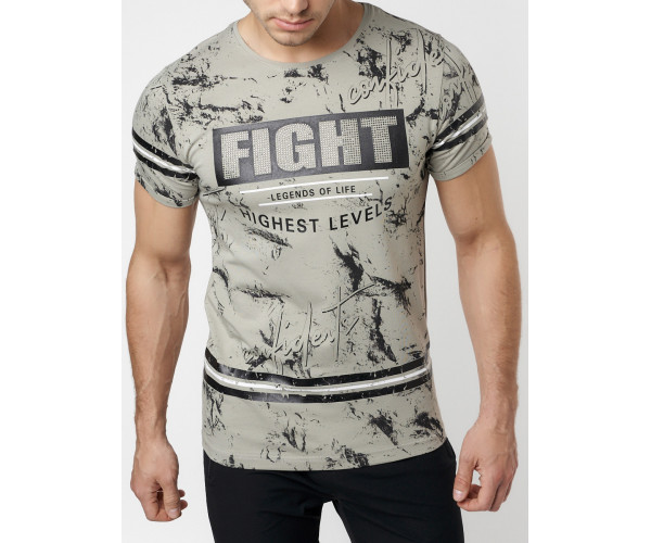 Подростковая футболка серого цвета 220144Sr