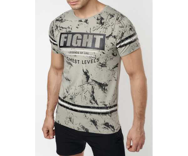 Подростковая футболка серого цвета 220144Sr