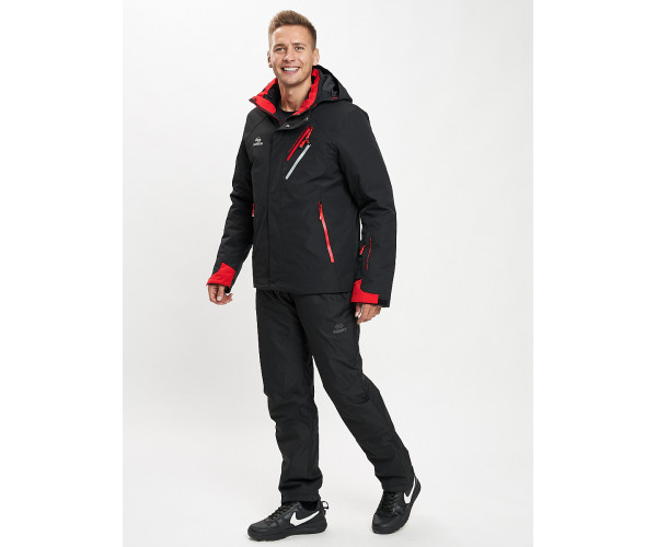 Горнолыжный костюм мужской черного цвета 077010Ch