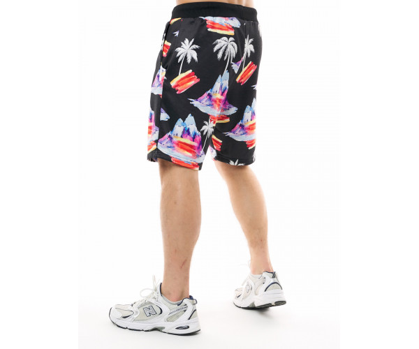 Шорты трикотажные мужские черного цвета 225270Ch