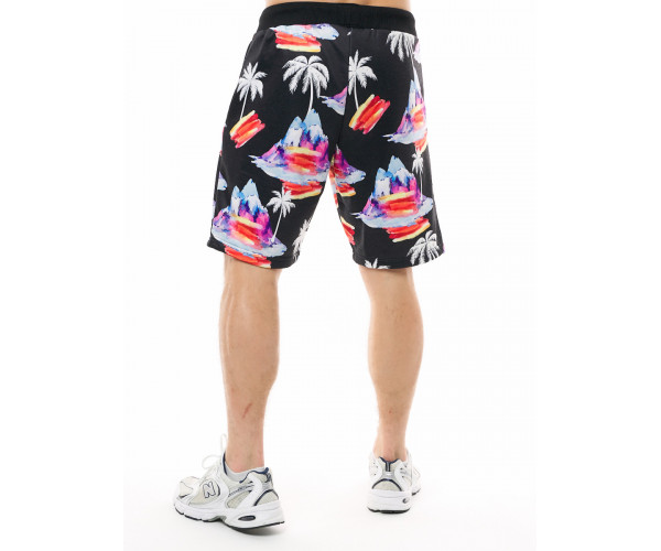 Шорты трикотажные мужские черного цвета 225270Ch