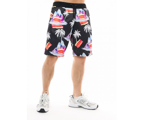 Шорты трикотажные мужские черного цвета 225270Ch