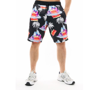 Шорты трикотажные мужские черного цвета 225270Ch