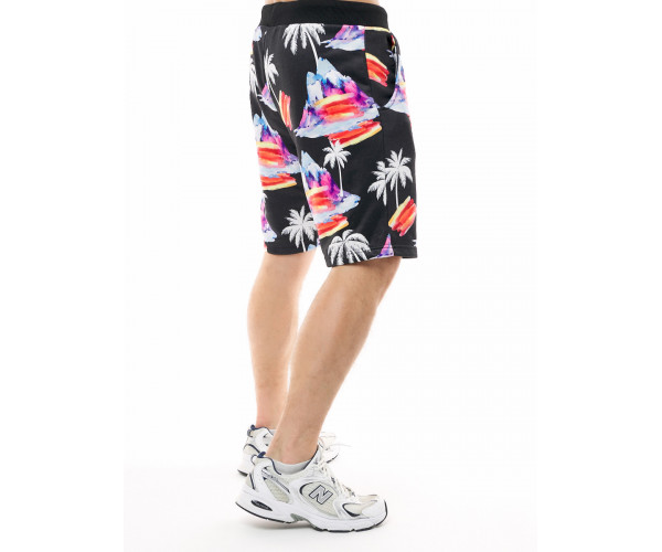 Шорты трикотажные мужские черного цвета 225270Ch