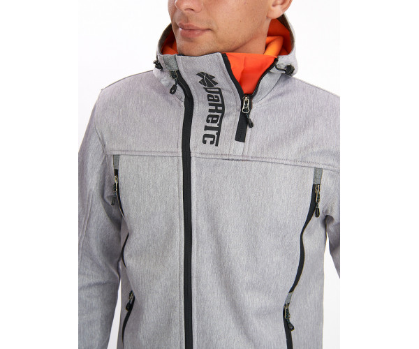 Ветровка мужская светло-серого цвета 775SS