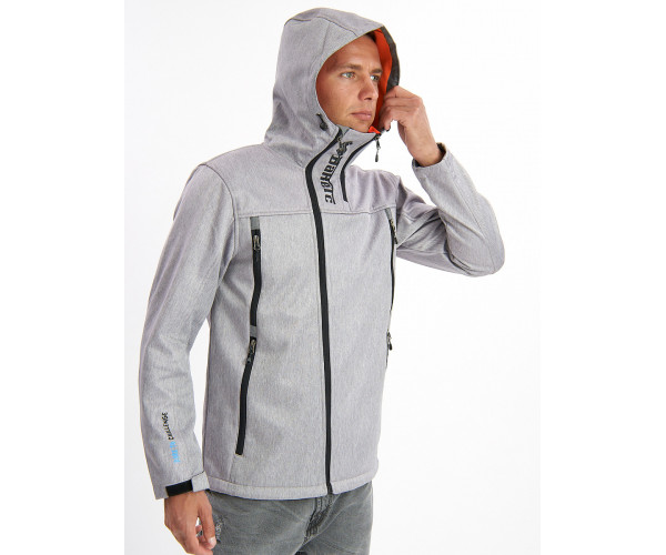 Ветровка мужская светло-серого цвета 775SS