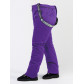 Женские зимние горнолыжные брюки большого размера фиолетового цвета 1878F