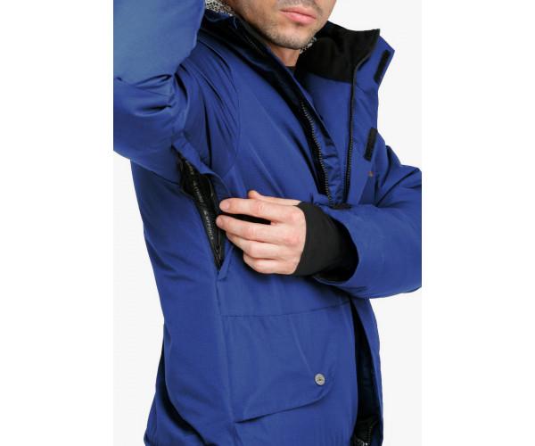 Мужской зимний комбинезон синего цвета 18126S