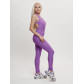 Комбинезон для фитнеса женский фиолетового цвета 2005F