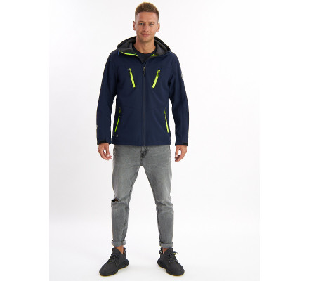 Ветровка мужская темно-синего цвета 776TS