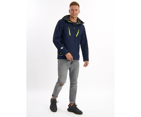 Ветровка мужская темно-синего цвета 776TS
