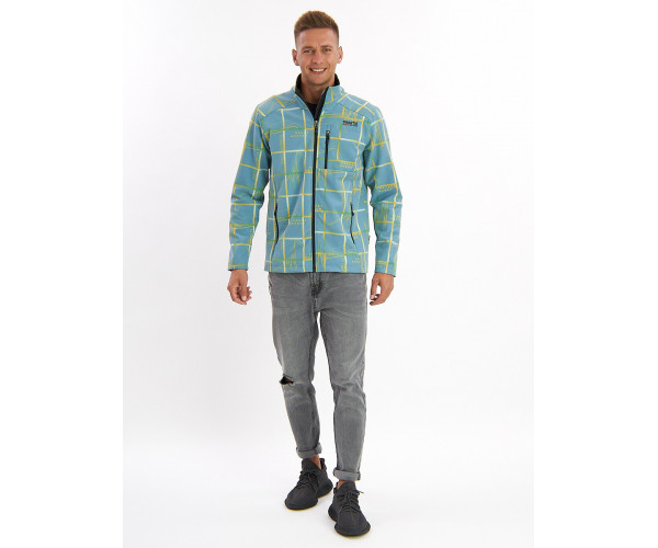 Ветровка мужская голубого цвета 627Gl