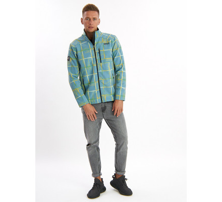 Ветровка мужская голубого цвета 627Gl