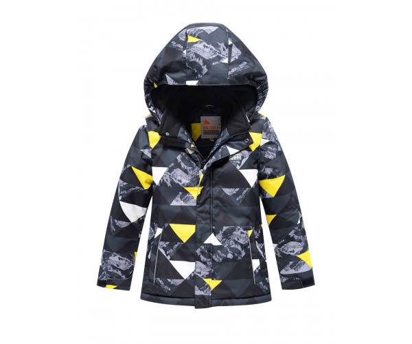 Горнолыжный костюм Valianly для мальчика темно-серого цвета 9017TC