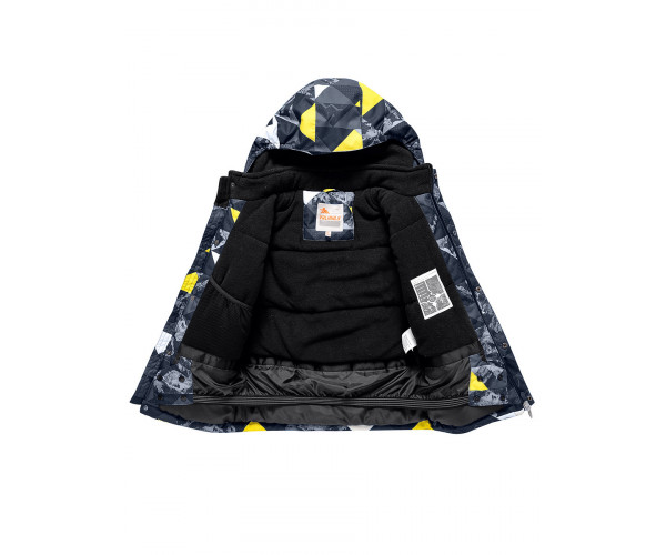 Горнолыжный костюм Valianly для мальчика темно-серого цвета 9017TC