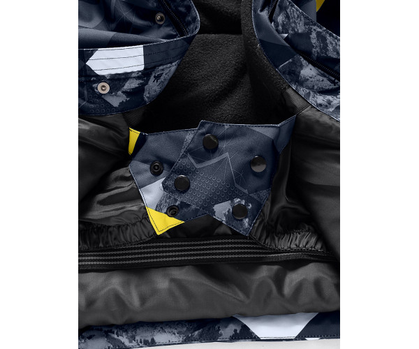 Горнолыжный костюм Valianly для мальчика темно-серого цвета 9017TC