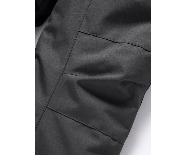 Горнолыжный костюм Valianly для мальчика темно-серого цвета 9017TC