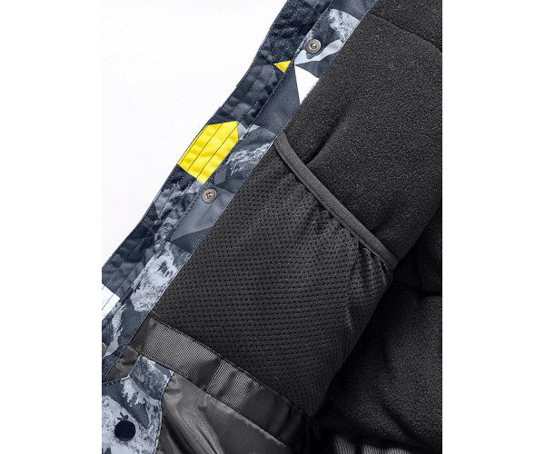 Горнолыжный костюм Valianly для мальчика темно-серого цвета 9017TC