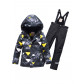 Горнолыжный костюм Valianly для мальчика темно-серого цвета 9017TC
