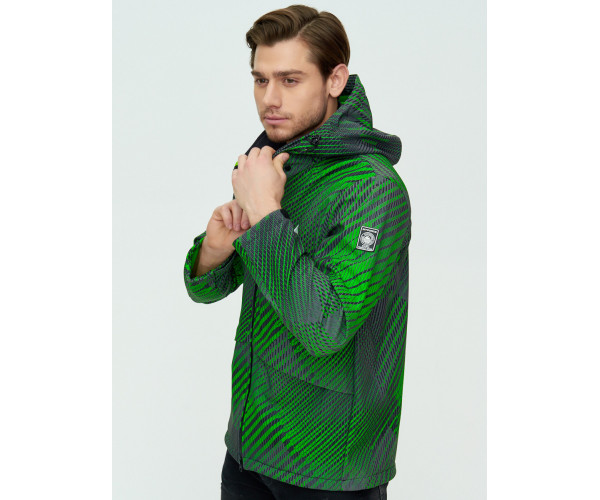 Ветровка подростковая  зеленого цвета 2102Z