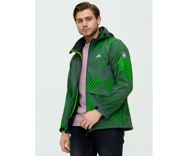 Ветровка подростковая  зеленого цвета 2102Z