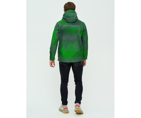 Ветровка подростковая  зеленого цвета 2102Z