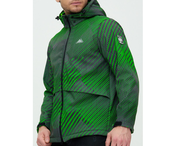 Ветровка подростковая  зеленого цвета 2102Z