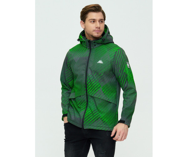 Ветровка подростковая  зеленого цвета 2102Z