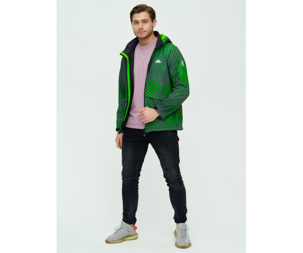 Ветровка подростковая  зеленого цвета 2102Z