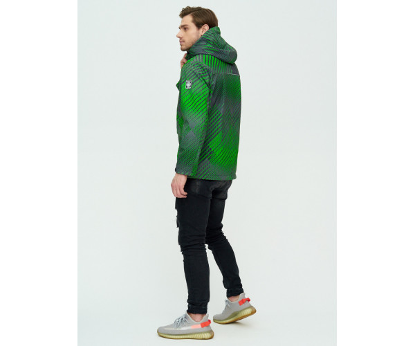 Ветровка подростковая  зеленого цвета 2102Z